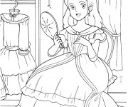 Coloriage Princesse Sarah 1