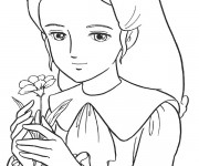 Coloriage Princesse Sarah 10