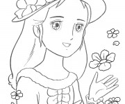 Coloriage Princesse Sarah 2