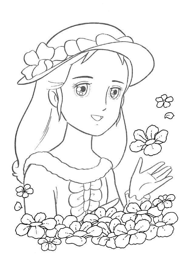 Coloriage Princesse Sarah 2 dessin gratuit à imprimer