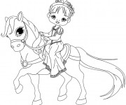 Coloriage Princesse Sarah 25