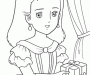 Coloriage Princesse Sarah 5