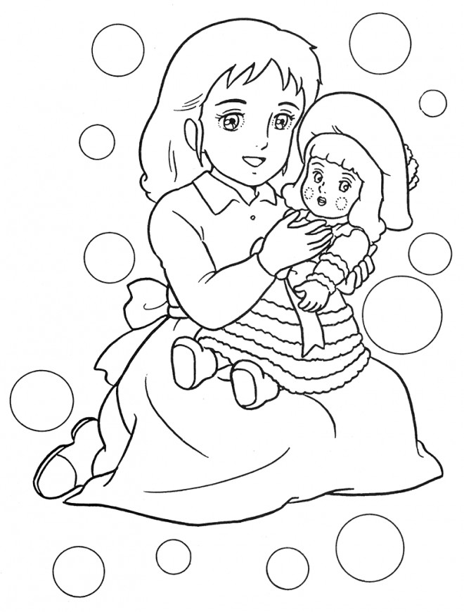 Coloriage Princesse Sarah 7 dessin gratuit à imprimer