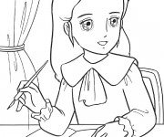 Coloriage Princesse Sarah 9