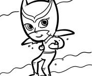 Coloriage Bibou bat ses ailes puissants