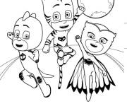 Coloriage Bibou, Yoyo et Gluglu de Disney