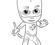 Coloriage Catboy en bleu Pyjamasques