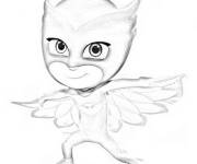 Coloriage et dessins gratuit Esquisse de Bibou Pyjamasques à imprimer