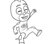 Coloriage Gluglu joyeux de Pyjamasques