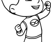 Coloriage Greg tout confiant Pyjamasques