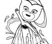 Coloriage La fille h&eacute;ro&iuml;ne de Pyjamasques