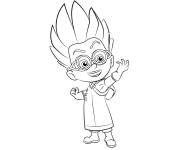 Coloriage Le m&eacute;chant gar&ccedil;on de PJ Mask