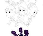 Coloriage Les Ninjazouaves de PJ Masks