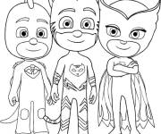Coloriage Les sauveteurs de Pyjamasques