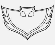 Coloriage et dessins gratuit Logo de Bibou PJ Masks à imprimer