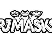 Coloriage Logo de PJ Mask