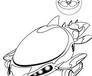 Coloriage Machine d'h&eacute;ros Pyjamasques