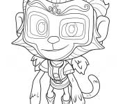 Coloriage Munki Gu de PJ Masks