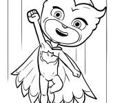 Coloriage et dessins gratuit Owlette la toute rapide super-h&eacute;ro&iuml;ne à imprimer