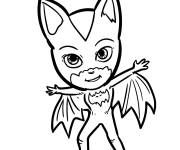 Coloriage Owlette mignonne de s&eacute;rie anim&eacute;