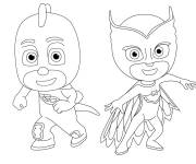 Coloriage Portrait d'Amaya et Greg en ligne