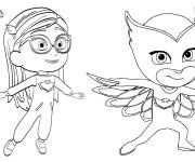 Coloriage Pyjamasques Amaya