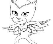 Coloriage Pyjamasques Bibou souriant