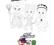 Coloriage Pyjamasques Joyeux Halloween
