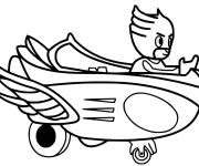 Coloriage Pyjamasques voiture magnifique