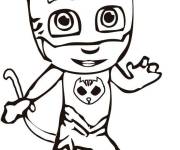Coloriage Pyjamasques Yoyo en action