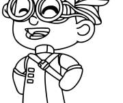 Coloriage Romeo de Pyjamasques