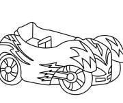 Coloriage Voiture de super-h&eacute;ros de chat Pyjamasques
