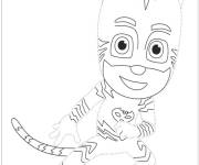 Coloriage Yoyo &agrave; compl&eacute;ter PJ Masks