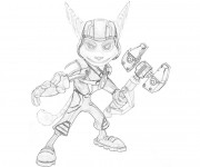 Coloriage Ratchet et Clank 10