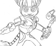 Coloriage Ratchet et Clank 13