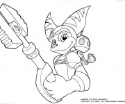 Coloriage Ratchet et Clank 4