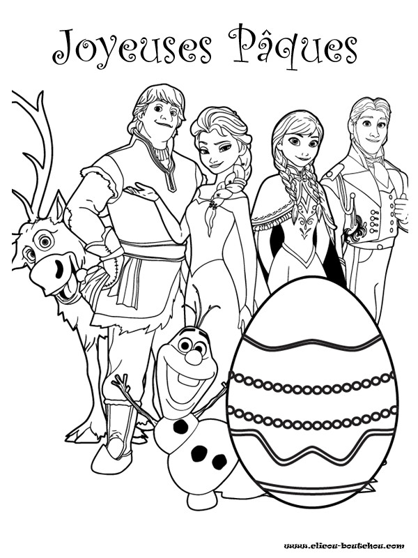 Coloriage Reine des Neiges à colorier gratuit