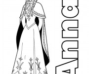 Coloriage Reine des Neiges &agrave; imprimer gratuitement