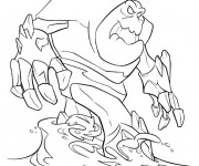 Coloriage Reine des Neiges l'enemi