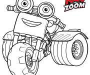 Coloriage et dessins gratuit Moto DJ Rumbler de Ricky Zoom à imprimer
