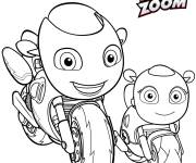 Coloriage et dessins gratuit Moto petit Ricky avec Ricky Zoom à imprimer