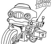 Coloriage Officier Bunker de Ricky Zoom