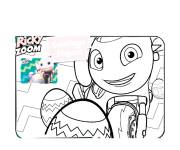 Coloriage et dessins gratuit Ricky Zoom pour la f&ecirc;te des P&acirc;ques à imprimer