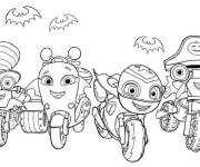 Coloriage Ricky Zoom pour le Halloween