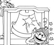 Coloriage Bart et Ernest dans la th&eacute;&acirc;tre