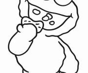 Coloriage B&eacute;b&eacute; Macaron facile