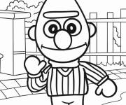 Coloriage Chibi Bart de Rue S&eacute;same