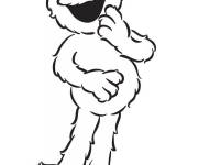 Coloriage Elmo corps entier