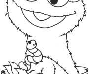 Coloriage Mordicus et le ver