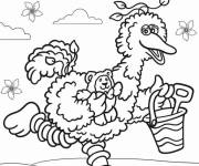 Coloriage Toccata en courant dans la plaine